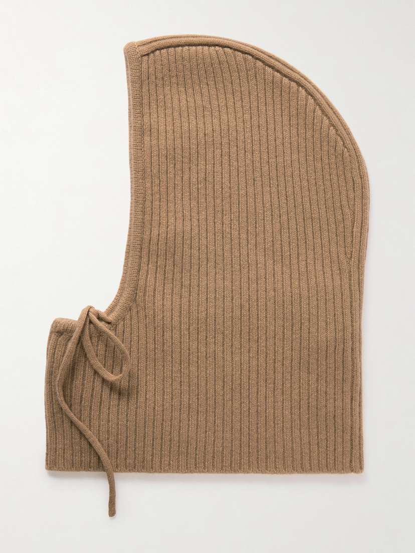 Yves Salomon Ribbed Cashmere Snood