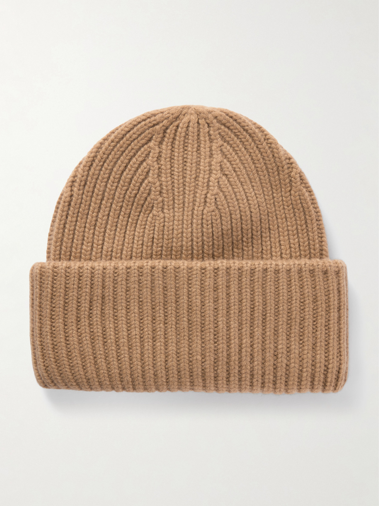 Yves Salomon Ribbed Cashmere Beanie In Neutral