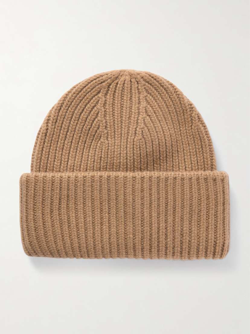 Yves Salomon Ribbed Cashmere Beanie