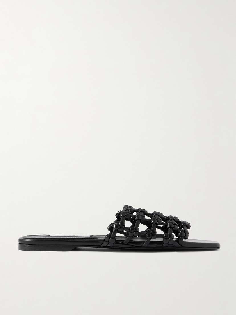 Toteme — Woven leather slides