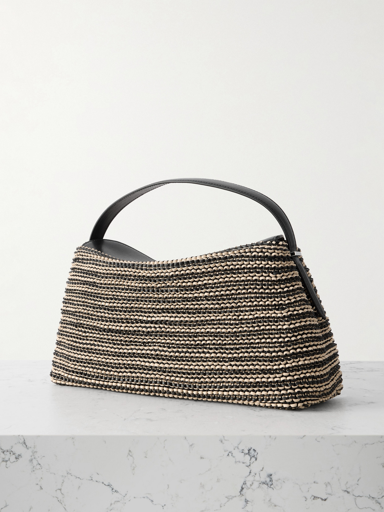 T-Lock Woven Shoulder Bag