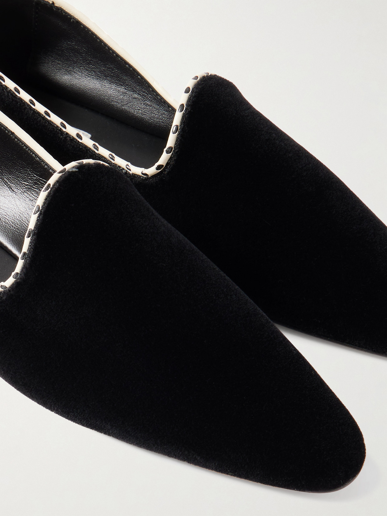 Totême Toteme Velvet Ballerinas