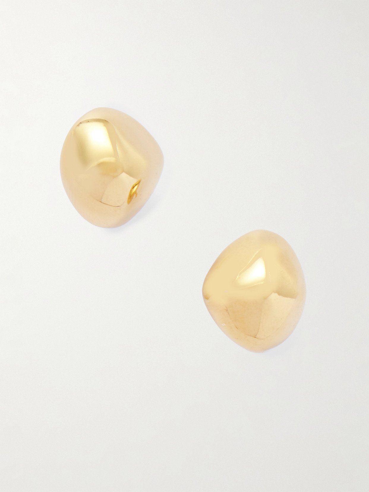 Totême Pebble Gold-plated Earrings