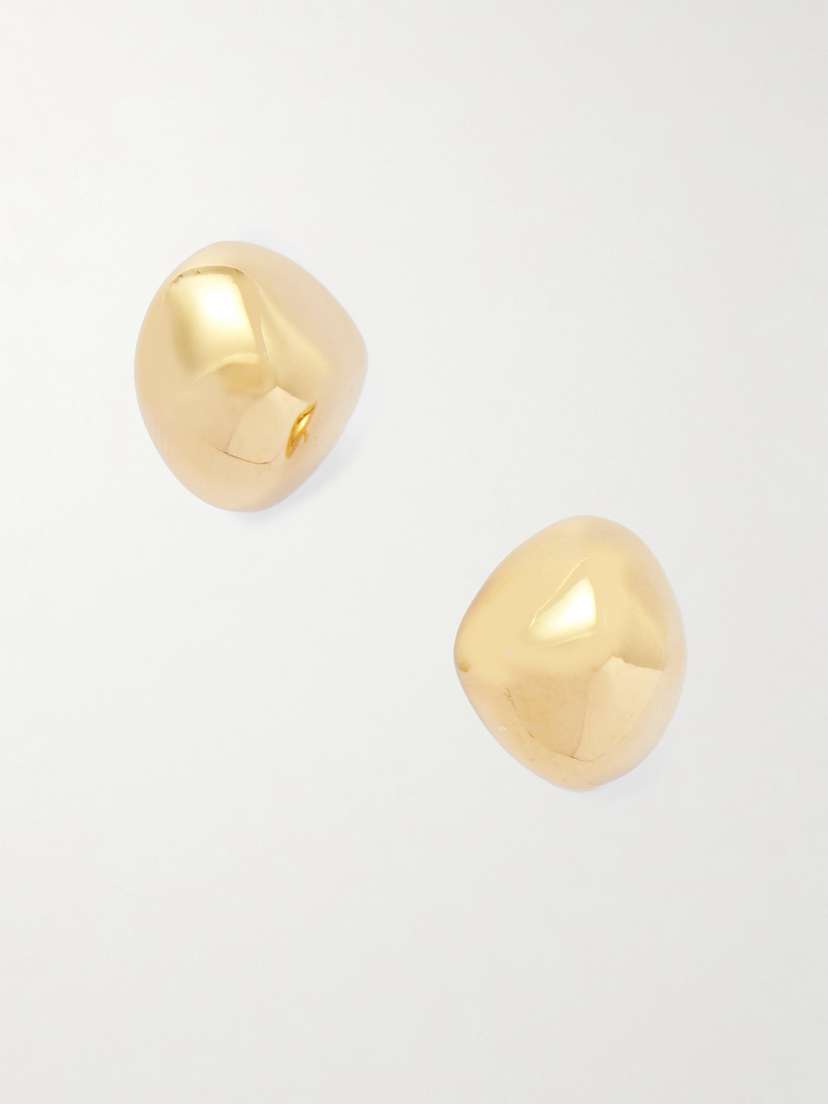 TOTEME Pebble Gold-plated Earrings