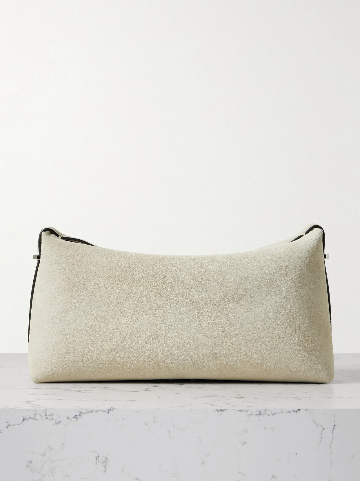 Totême Scoop Suede Clutch
