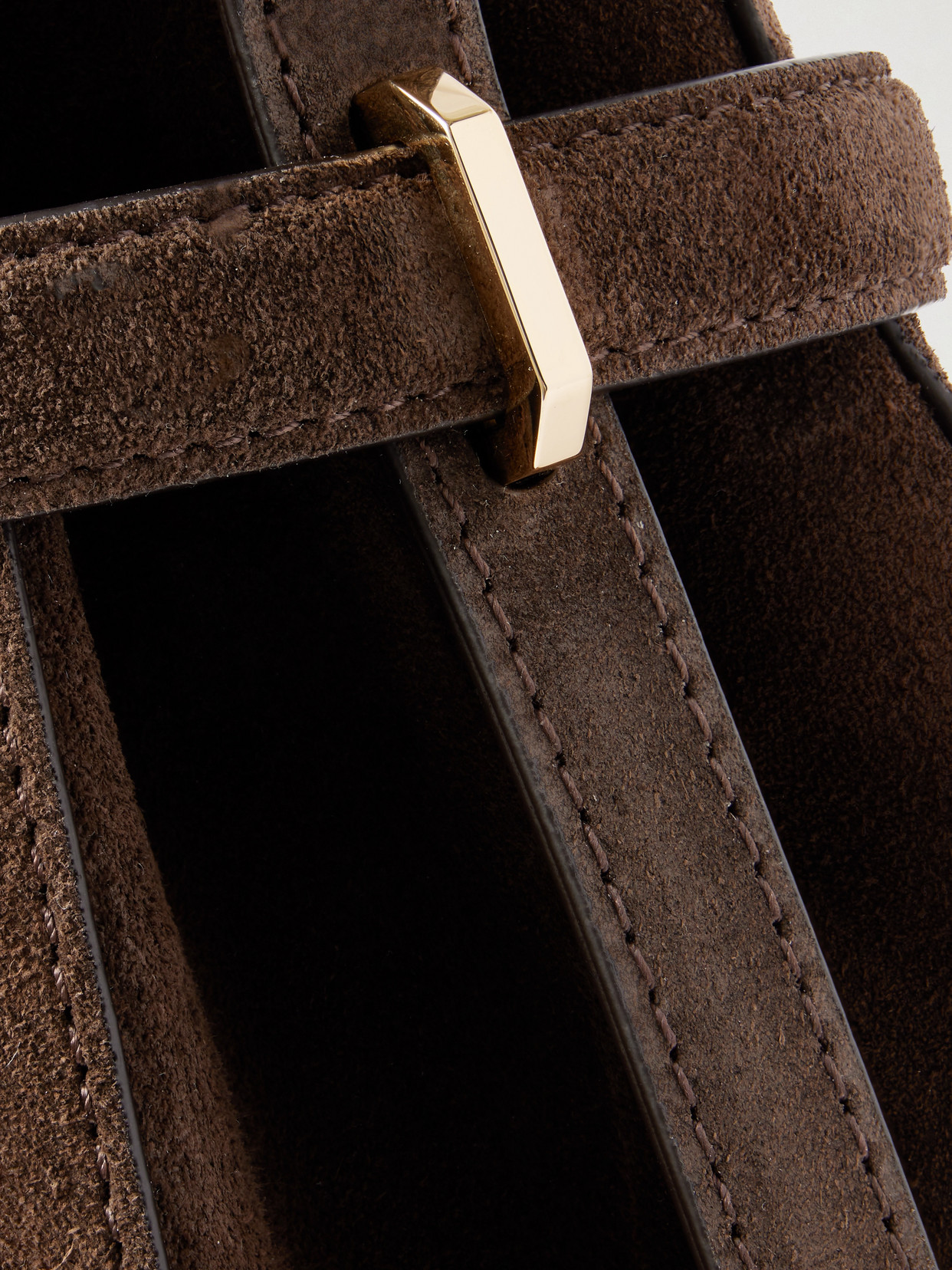 Totême Belted Suede Tote