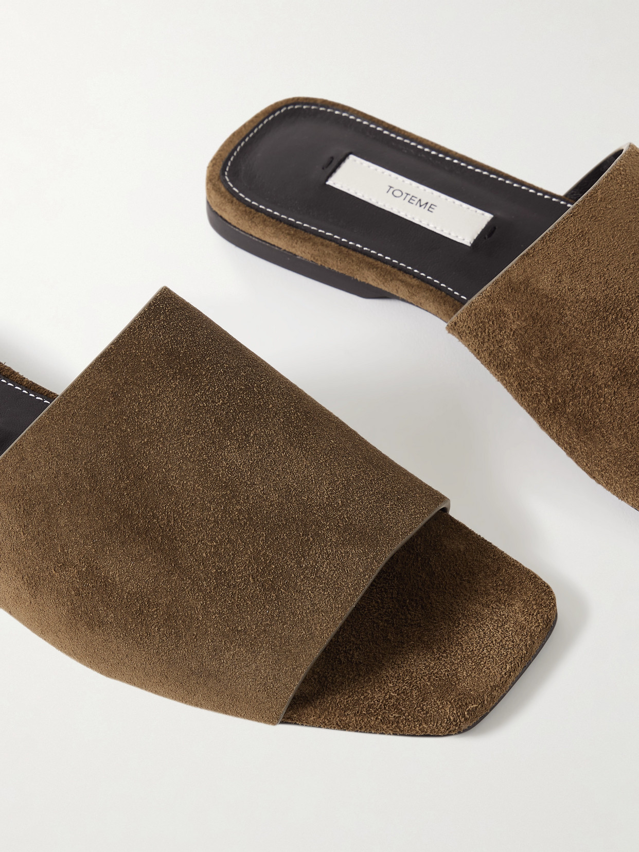 Totême Suede Slides