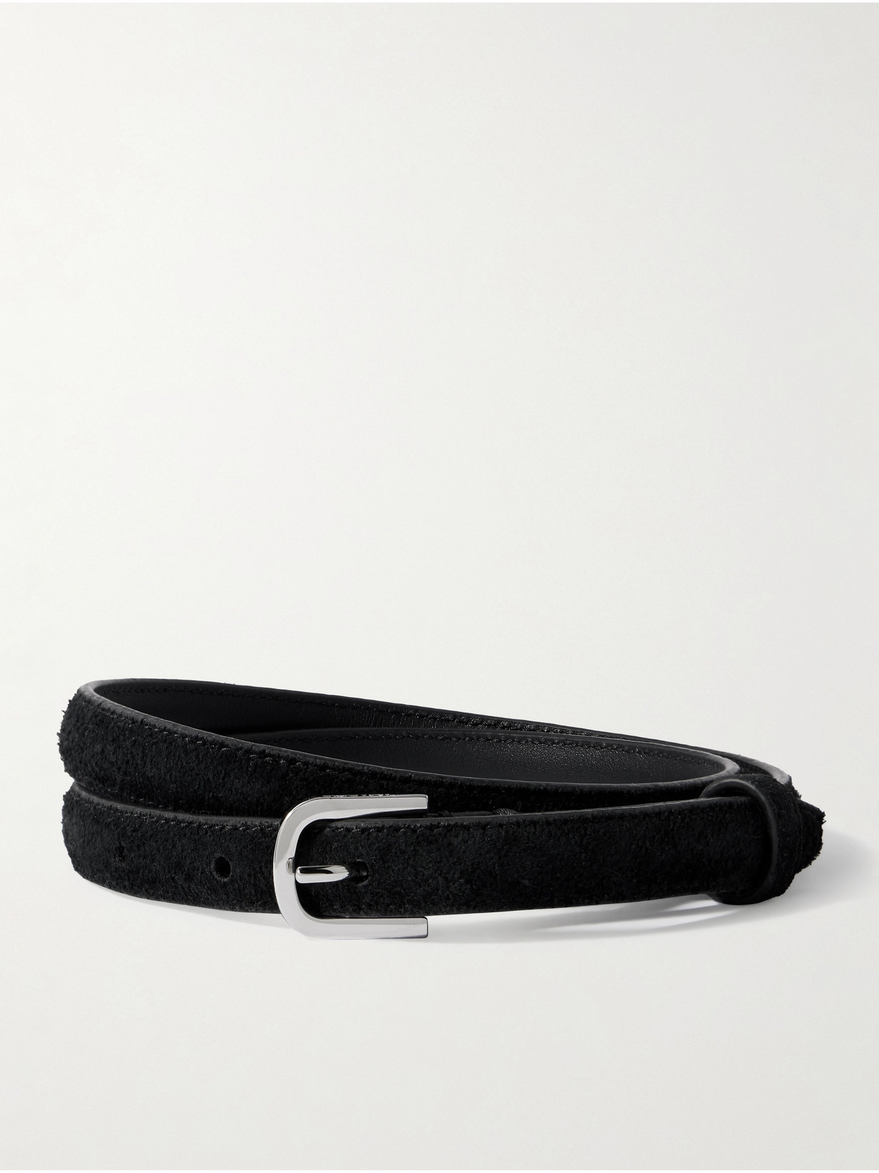 Totême Suede Belt In Black