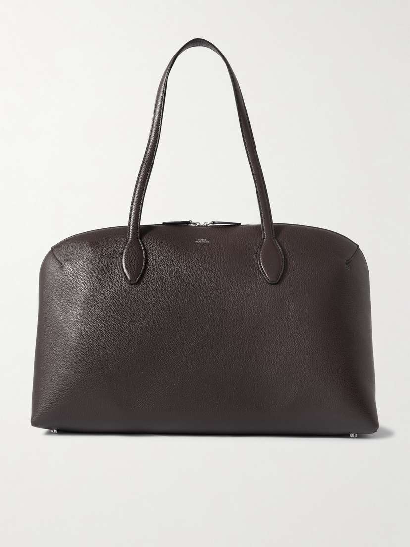 TOTEME Day Textured-leather Tote