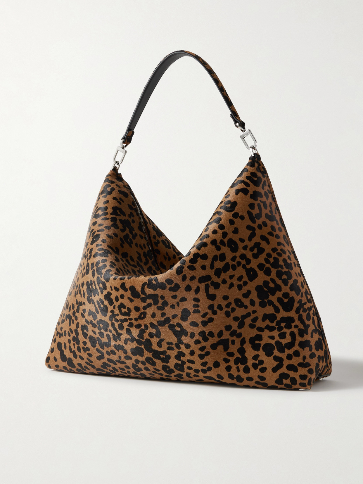 Totême Bevel Large Leopard-print Calf Hair Tote In Multi