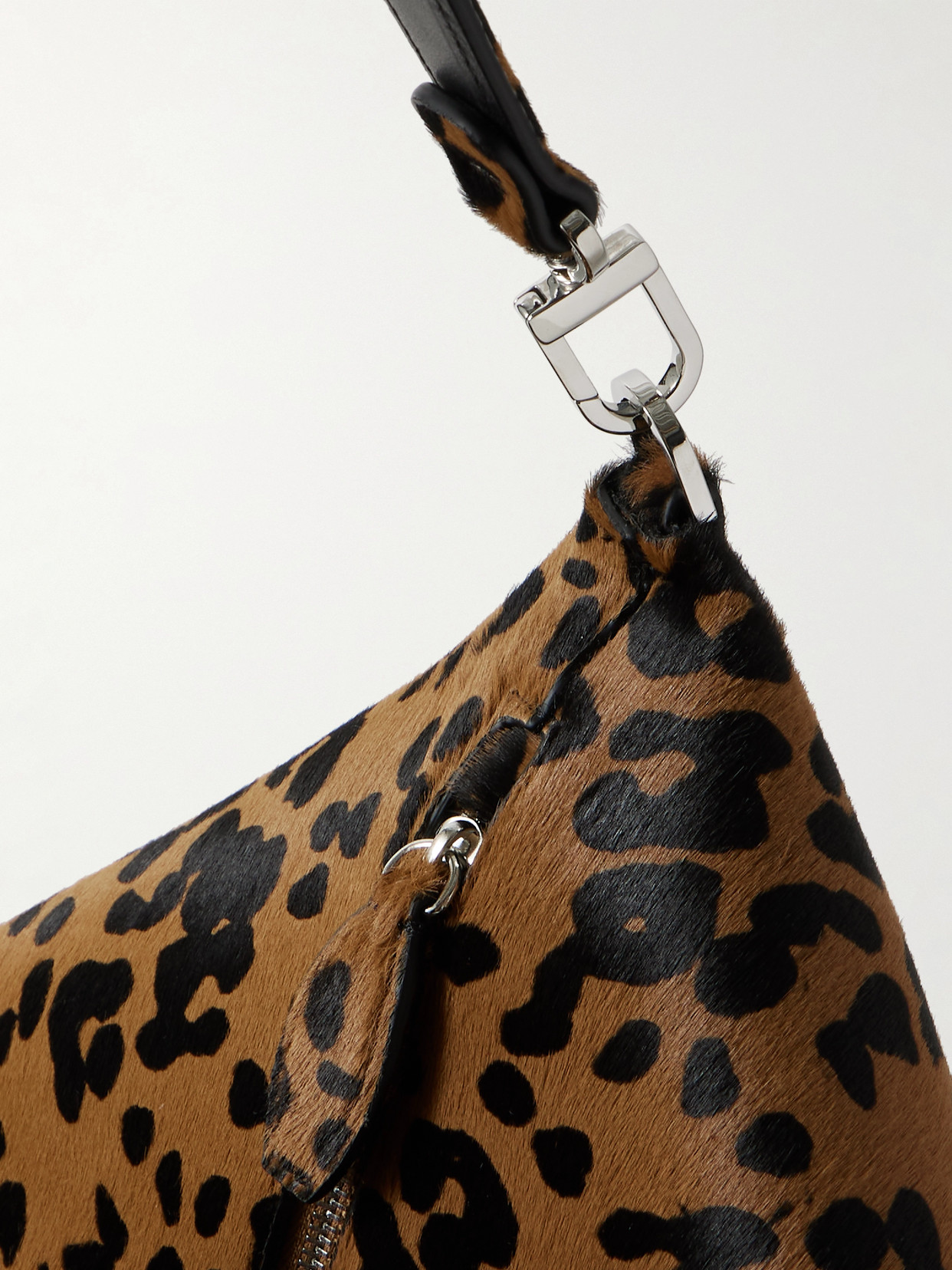 Totême Bevel Large Leopard-print Calf Hair Tote In Multi