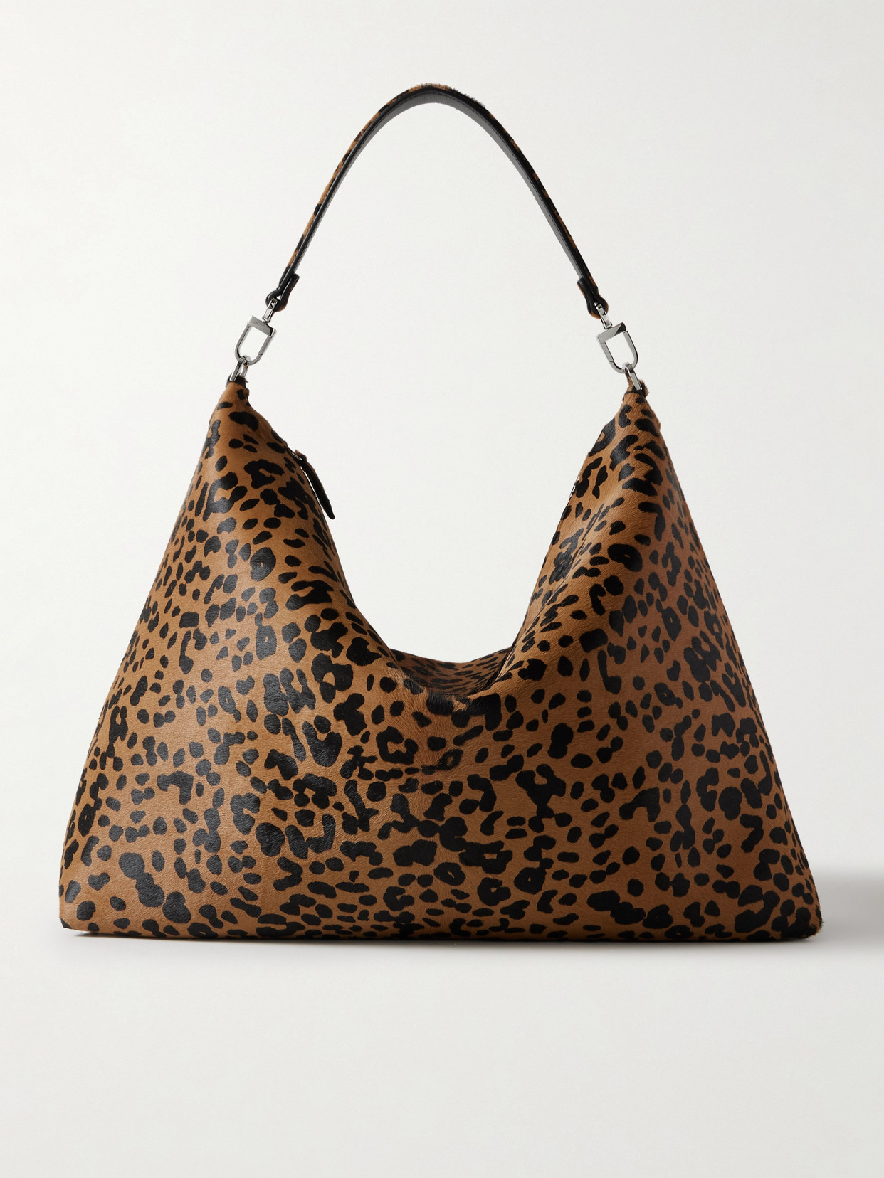 Totême Bevel Large Leopard-print Calf Hair Tote In Multi