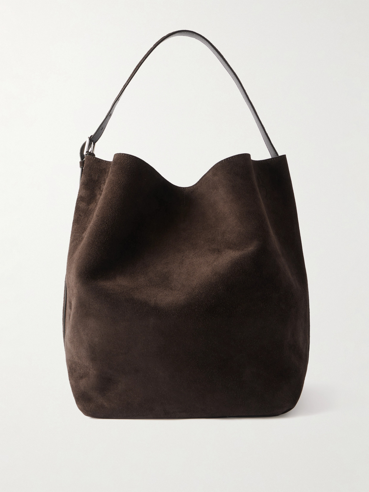 Totême Suede Tote In Brown