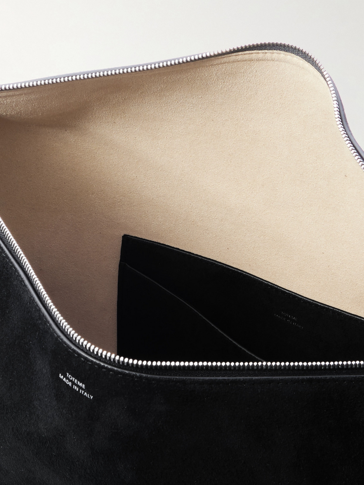 Totême Toteme Scoop Shopper Bag In Black