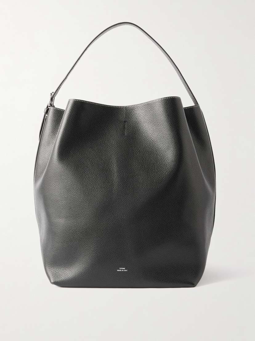 TOTEME Textured-leather Tote