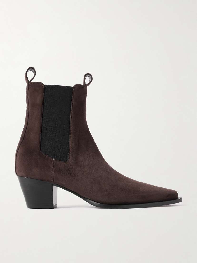 TOTEME The City Suede Chelsea Boots