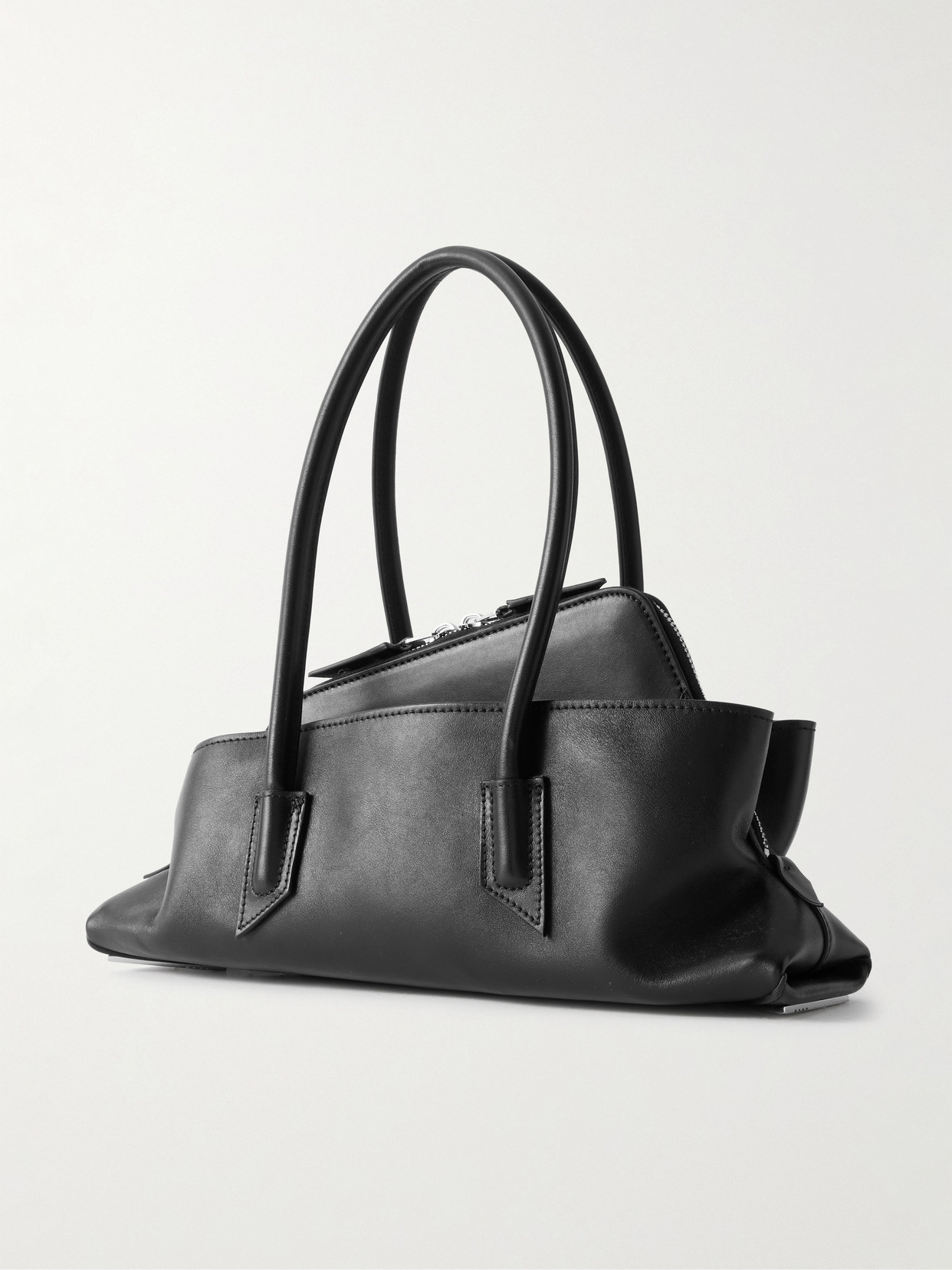 Attico La Passeggiata Small Asymmetric Leather Tote