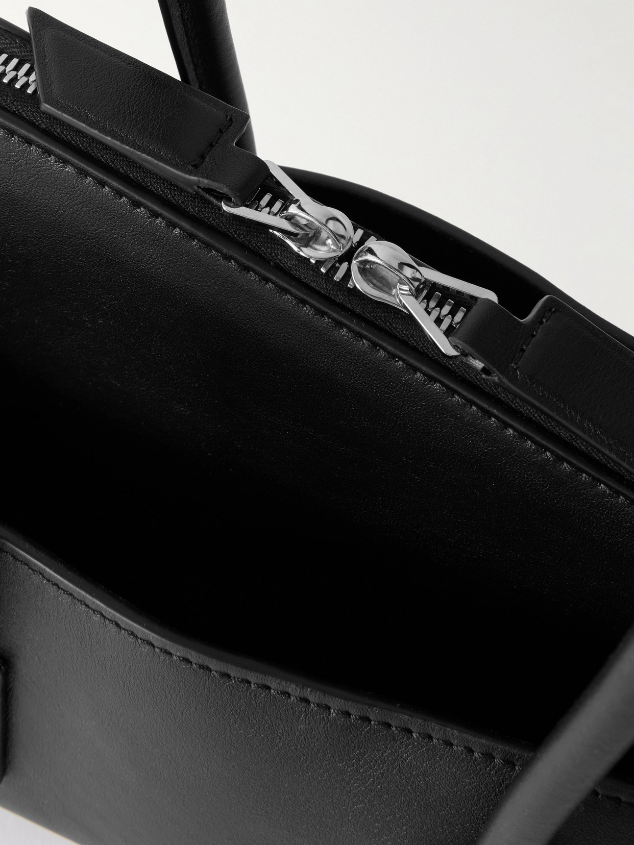 Attico La Passeggiata Small Asymmetric Leather Tote