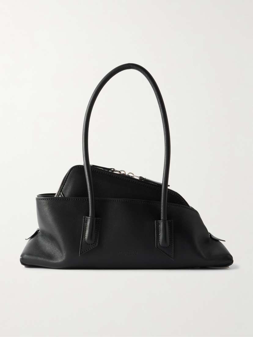 The Attico La Passeggiata Small Asymmetric Leather Tote