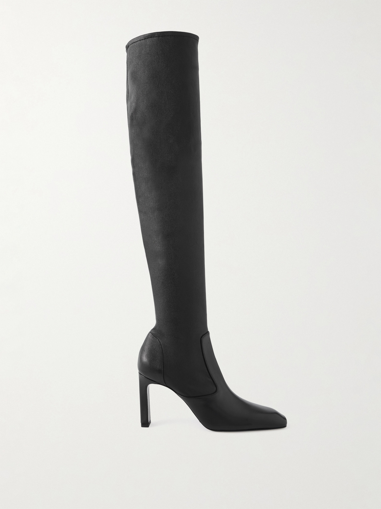 Totême Leather Over-the-knee Boots In Black