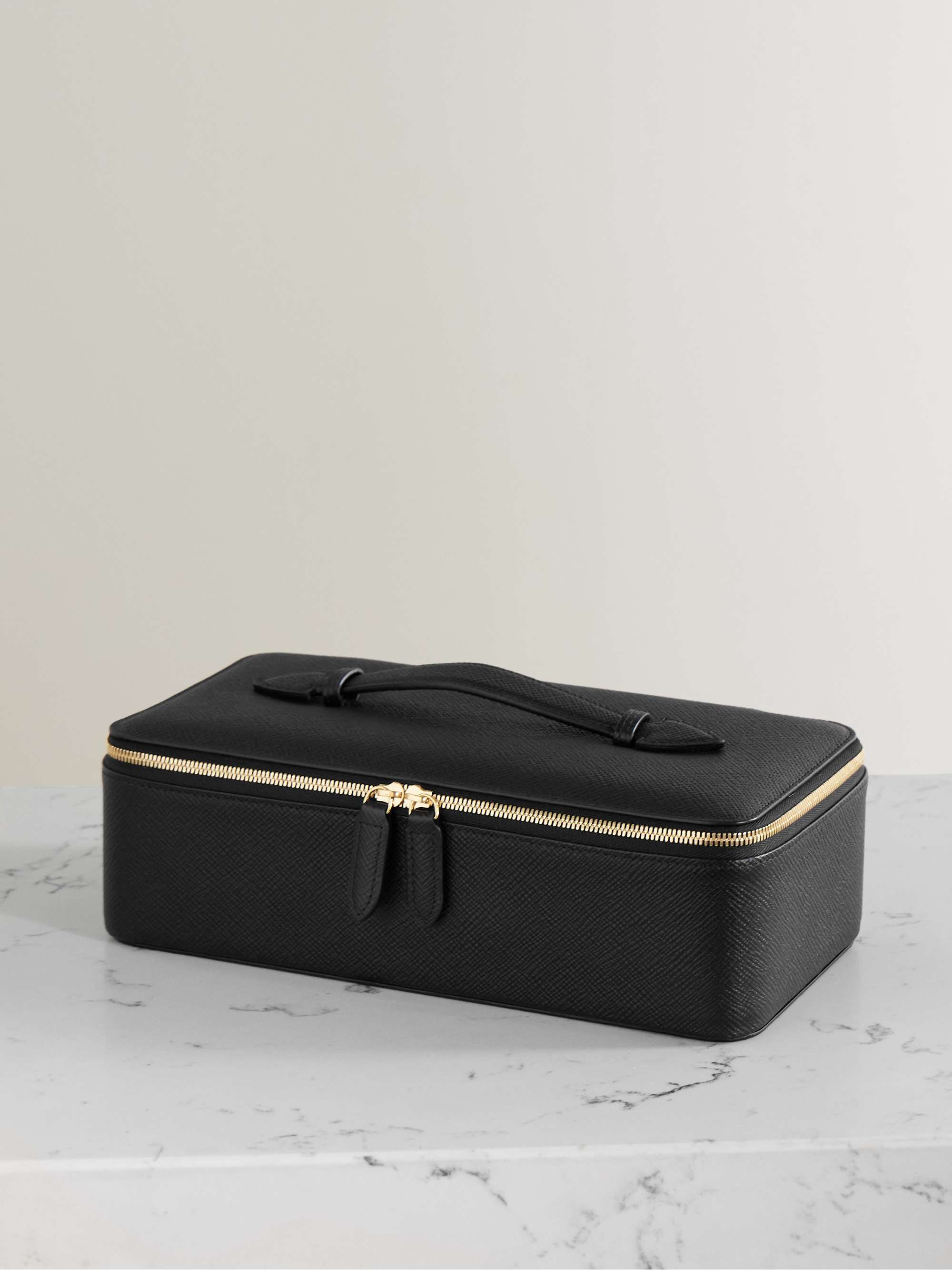SMYTHSON(スマイソン) ジュエリーケース/型押し加工　小物入れ　グレー SMYTHSON(スマイソン) ジュエリーケース/型押し加工 小物入れ