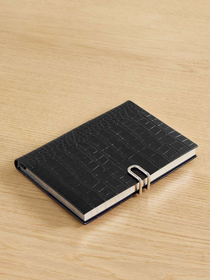 Smythson Mara Croc-effect Leather Notebook | Thumbnail 4 Smythson Mara Croc-effect Leather Notebook | Thumbnail 4