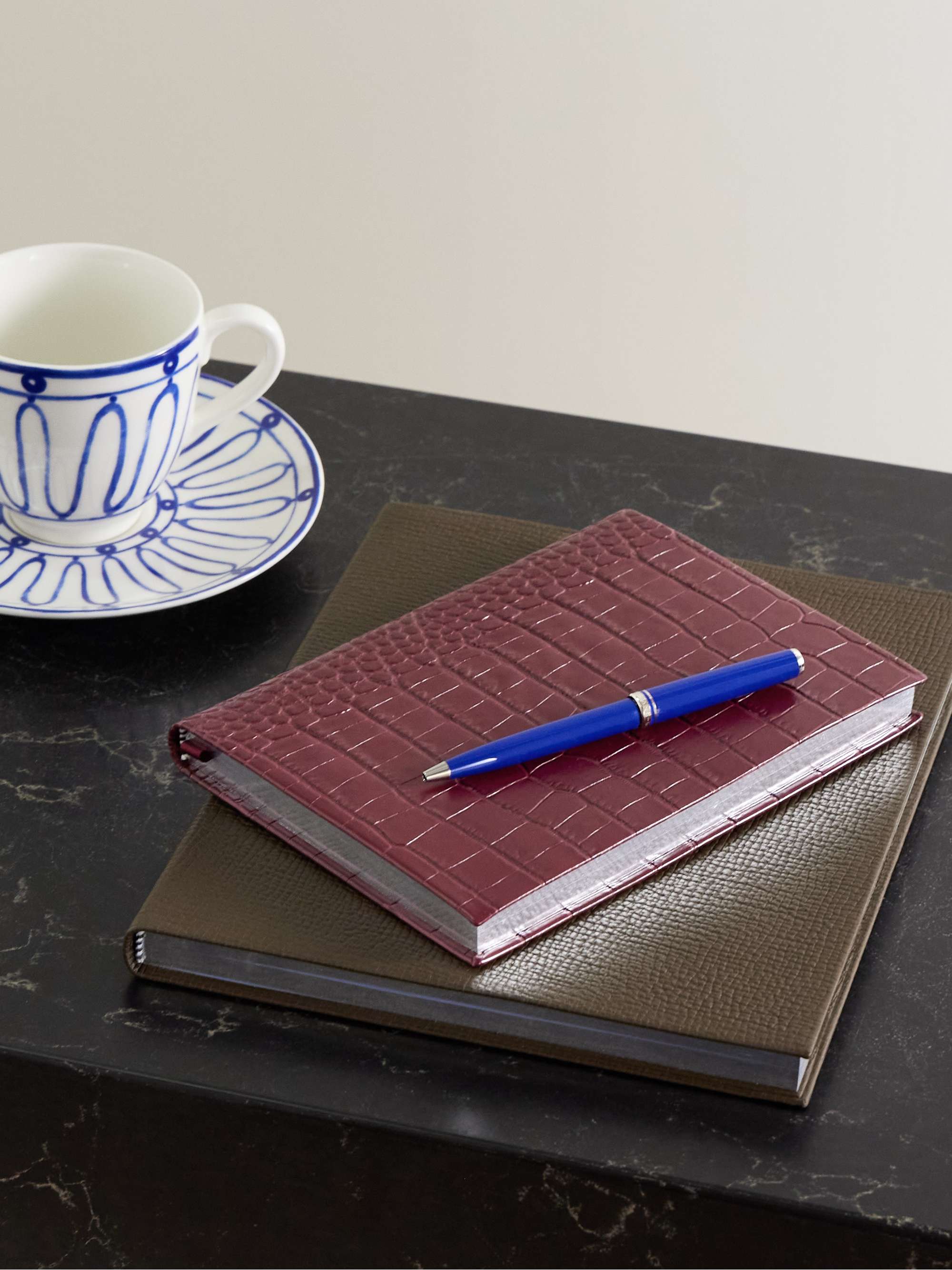 smythson SOHO 無地 ネイビー ノートブック Smythson スマイソン SMYTHSON ノート PANAMA NOTEBOOK TRAVELS