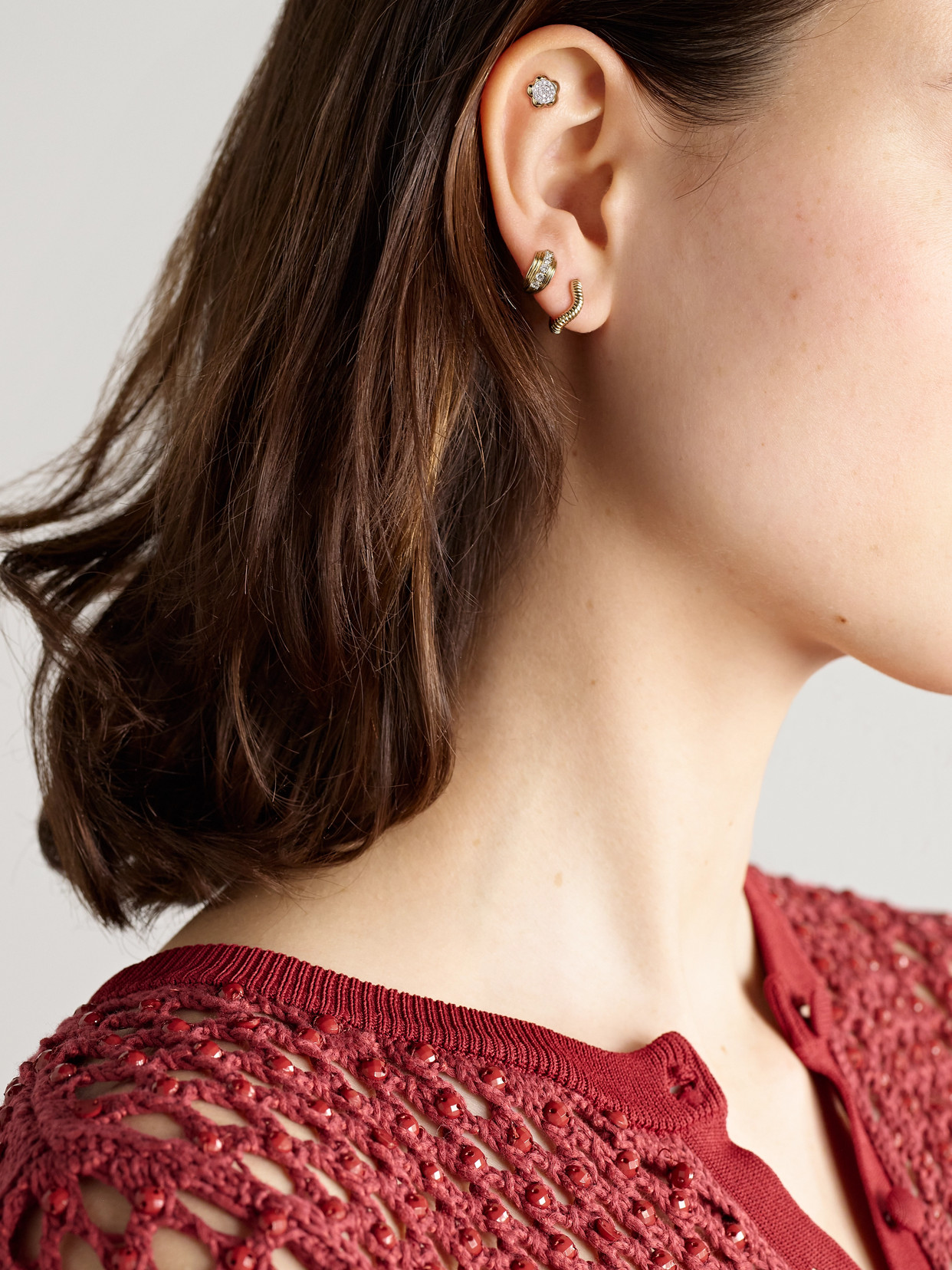 Stone And Strand Freddie 14-karat Gold Hoop Earrings