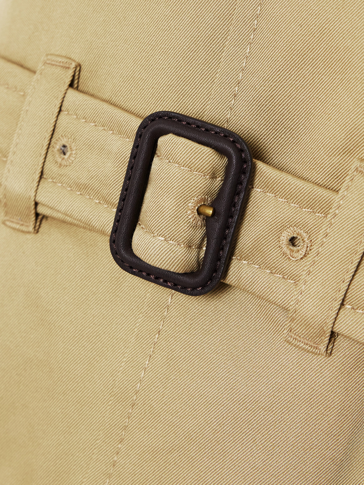 Burberry Castleford Double-breasted Cotton-gabardine Trench Coat In Neutrals