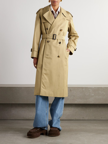 Burberry Castleford double-breasted cotton-gabardine trench coat