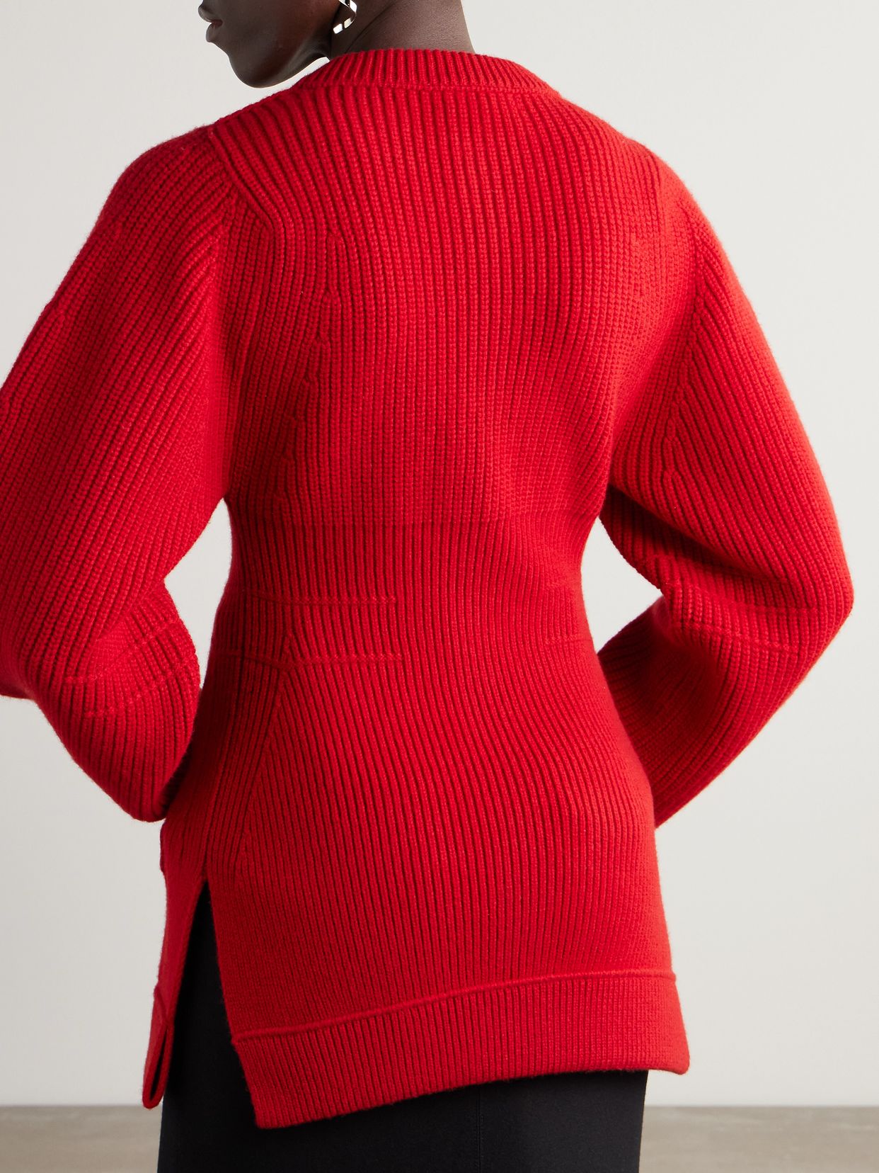 LANVIN 리브드 울 가디건