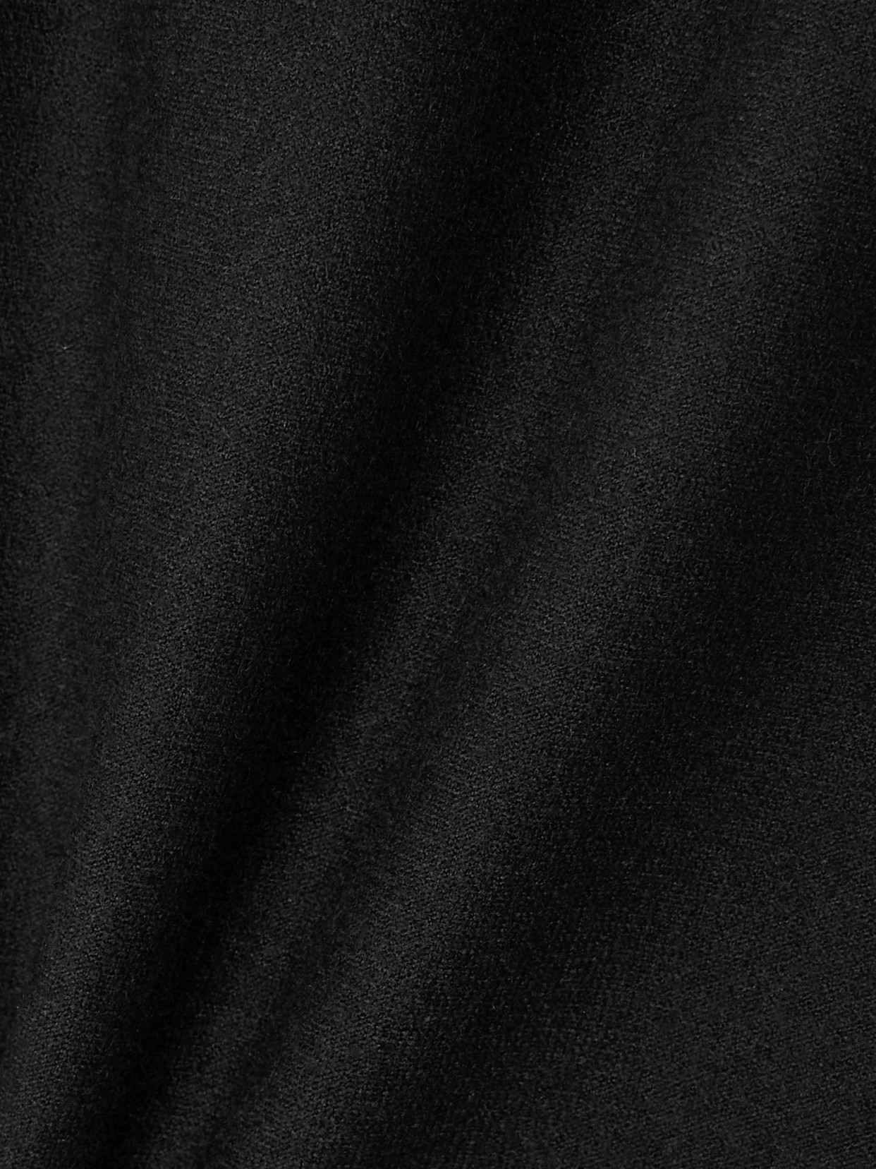 Lanvin Asymmetric Wool Skirt In Black