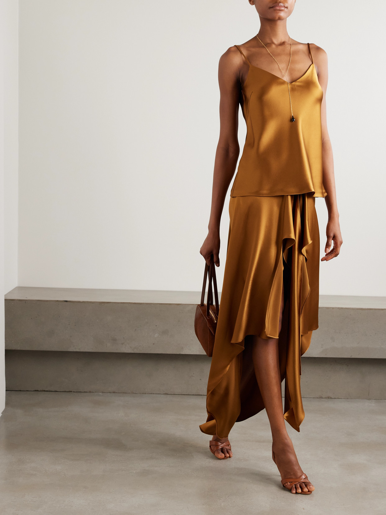 Galvan Ischia Satin Camisole