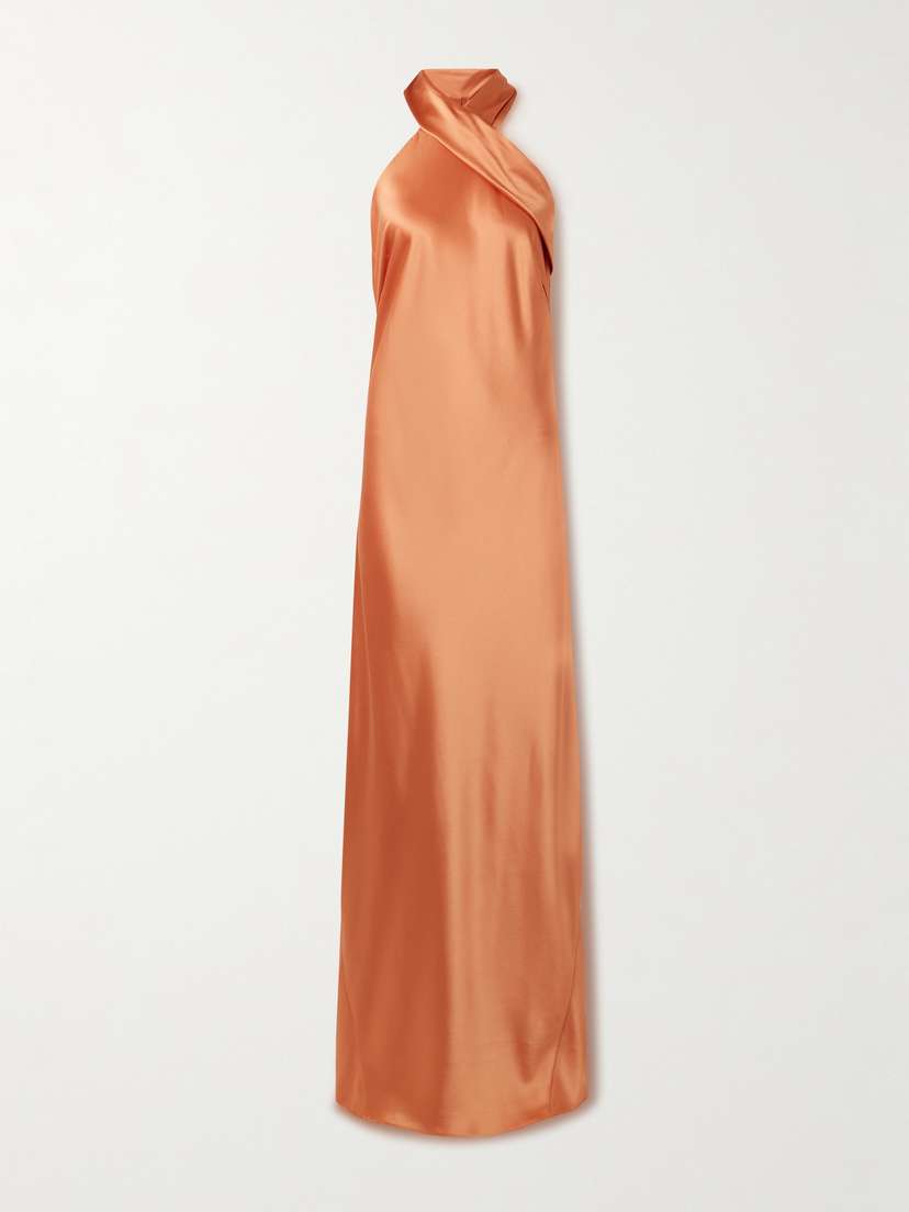 Galvan Pandora Satin Gown