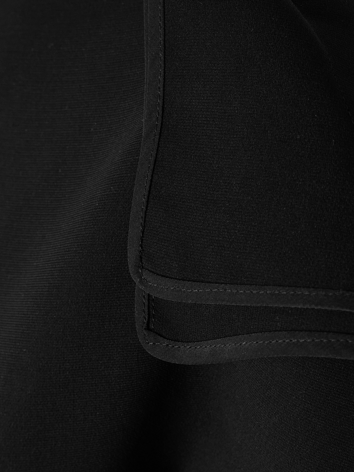 Maticevski Resolute Asymmetric Ruffled Crepe Peplum Top In Black