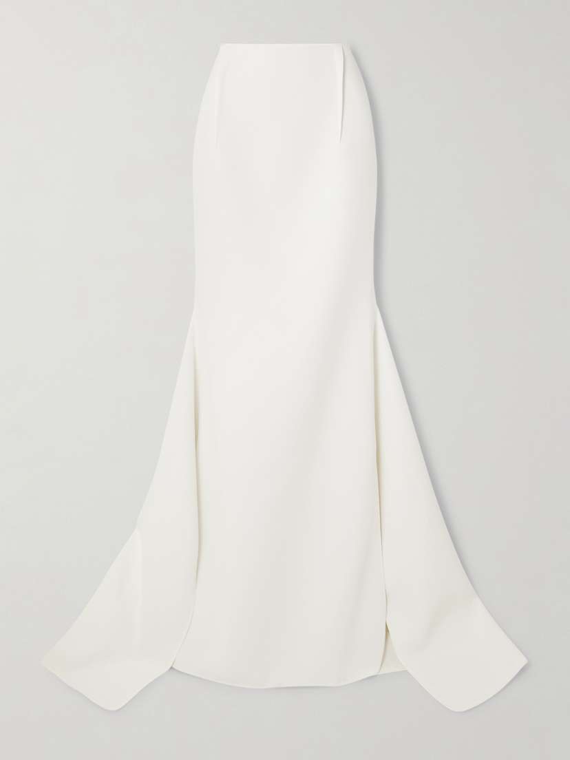 Maticevski Snaking Asymmetric Crepe Skirt