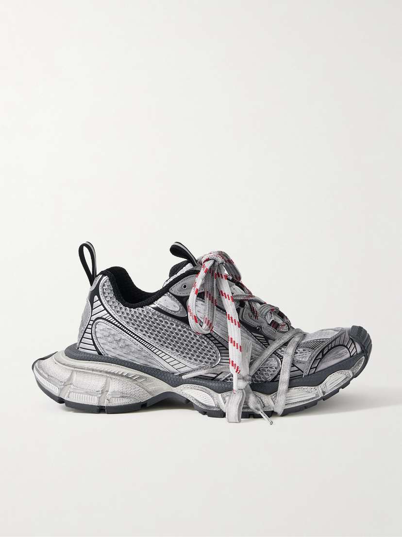 Balenciaga 3xl Mesh And Rubber Sneakers