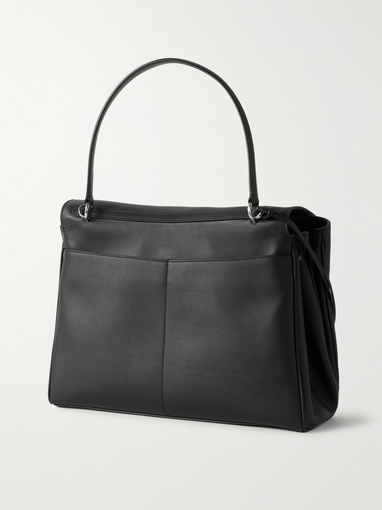 Balenciaga Smooth Black Calfskin Small Rodeo Bag Women In Black