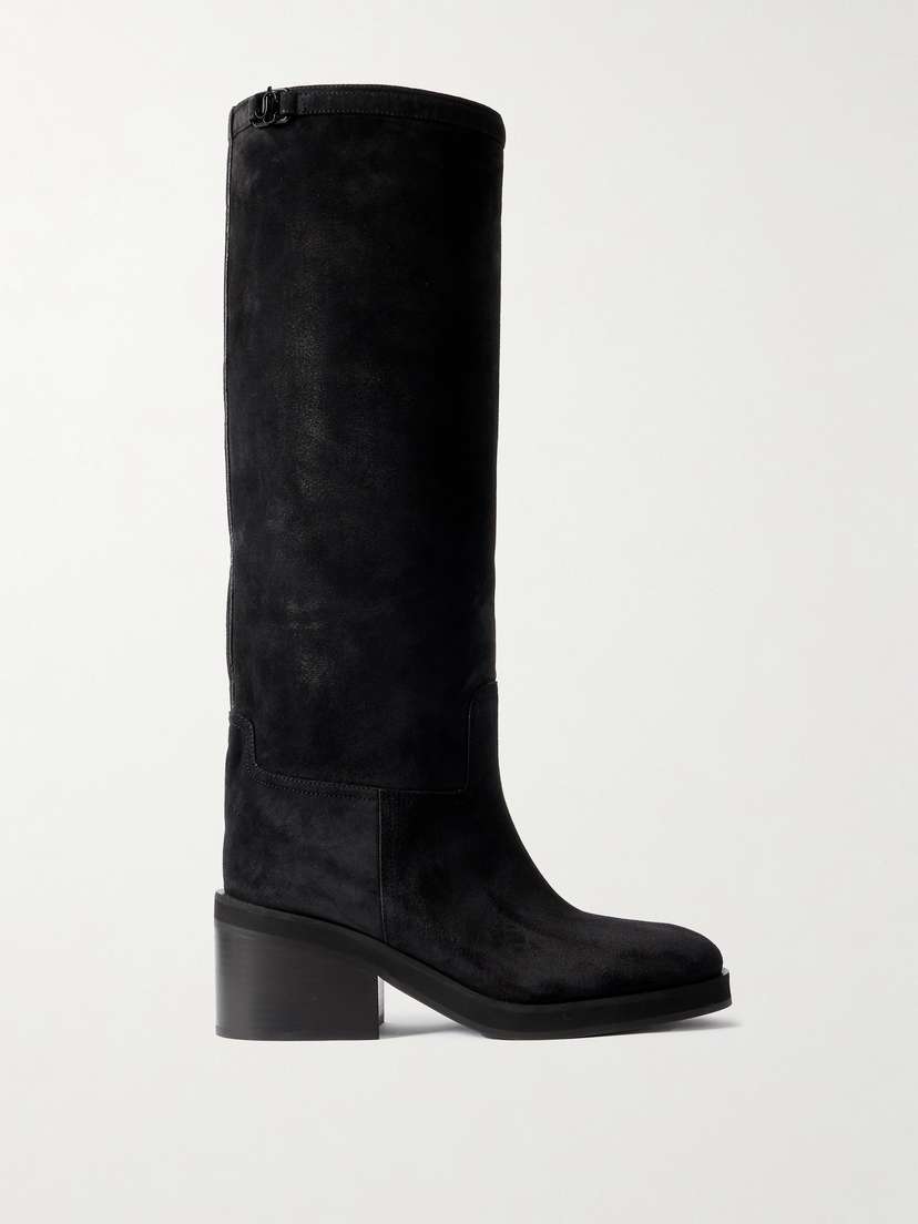 Jimmy Choo Yasmin 70 Suede Knee Boots