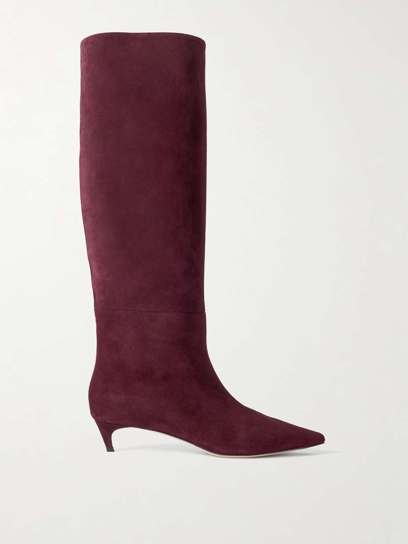 Jimmy Choo Maxima 35 Suede Knee Boots