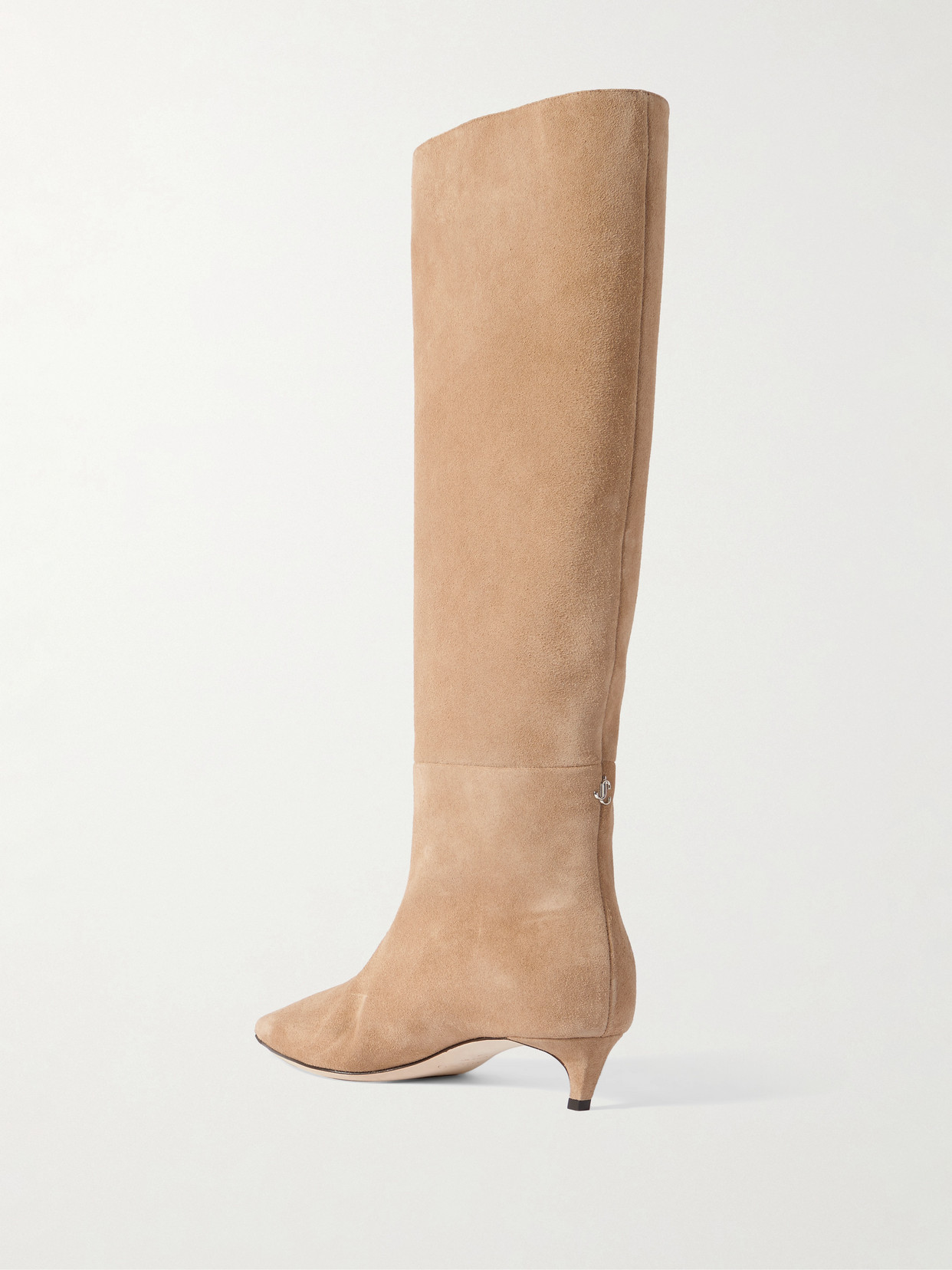 Jimmy Choo Maxima 35 Suede Knee Boots In Brown