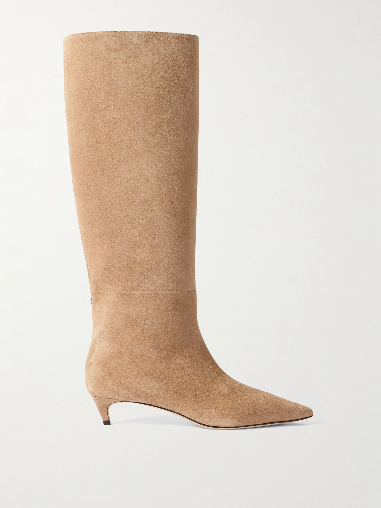 Jimmy Choo Maxima 35 Suede Knee Boots In Brown