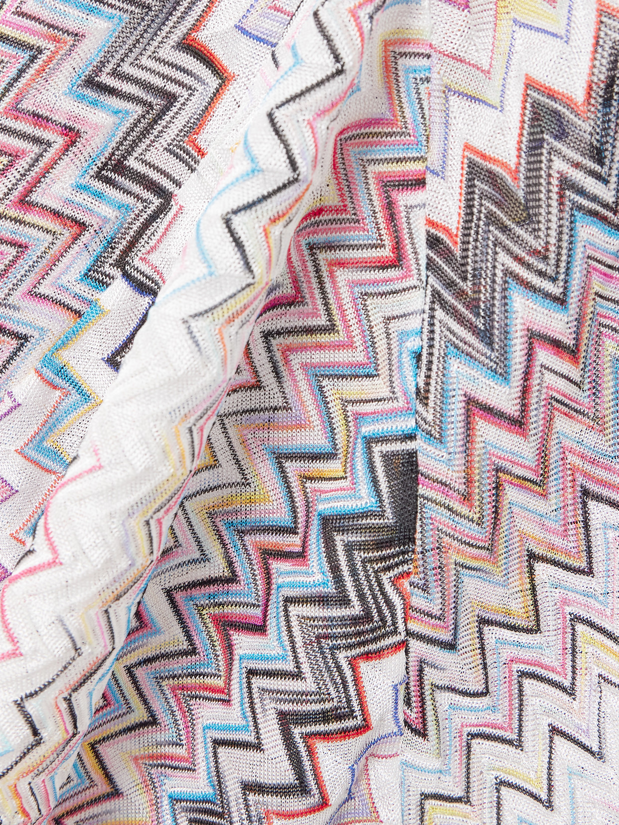 MISSONI STRIPED CROCHET-KNIT COVERUP