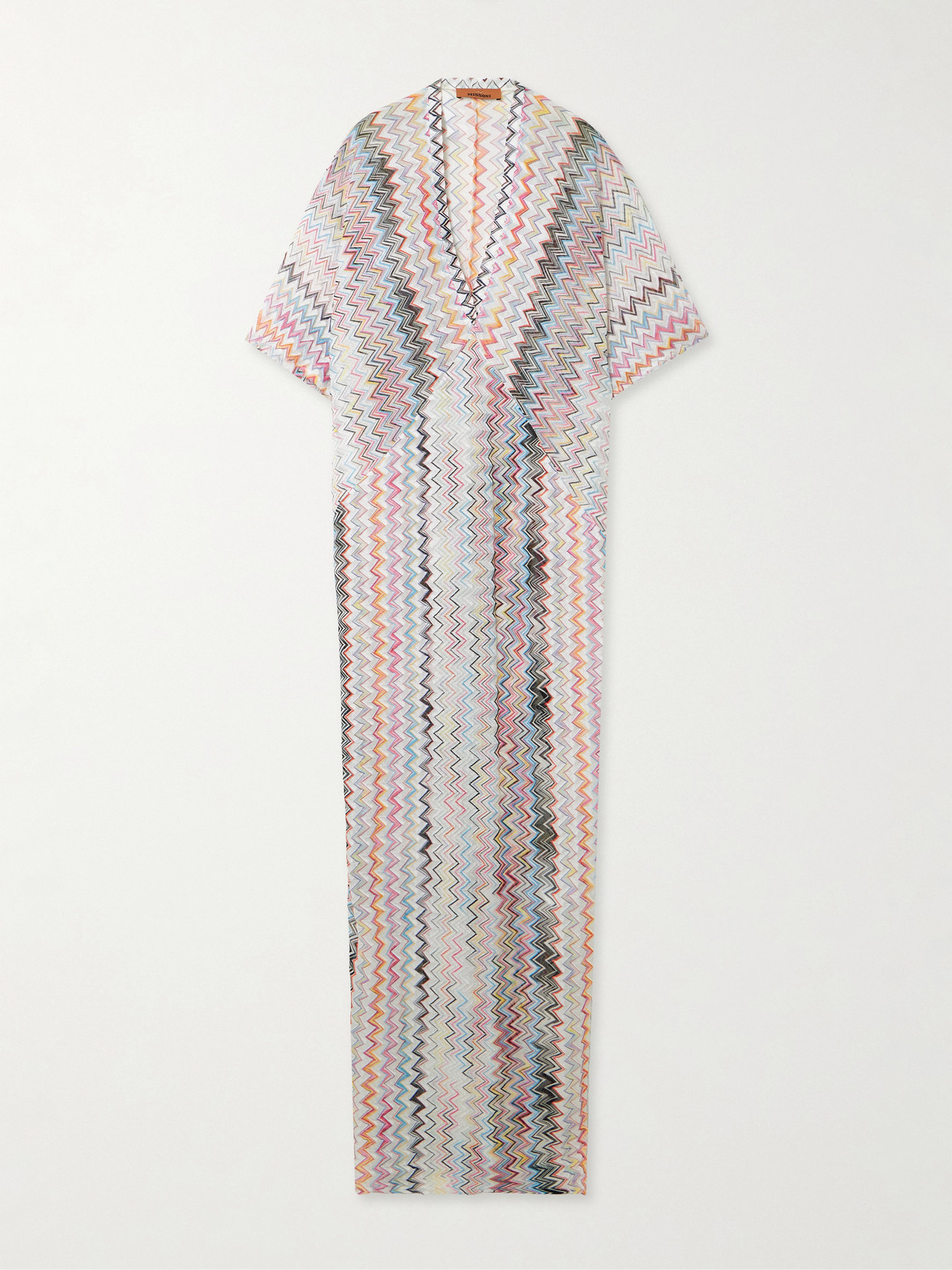 Missoni Striped Crochet-knit Coverup In Multi