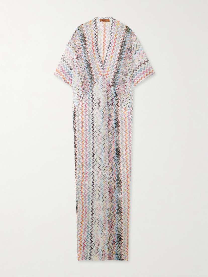 Missoni Striped Crochet-knit Coverup