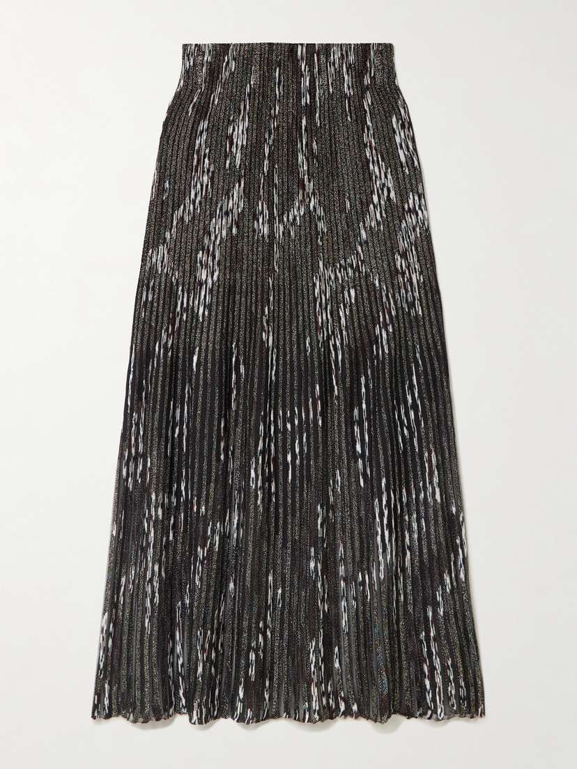 Missoni Striped Metallic Jacquard-knit Maxi Skirt