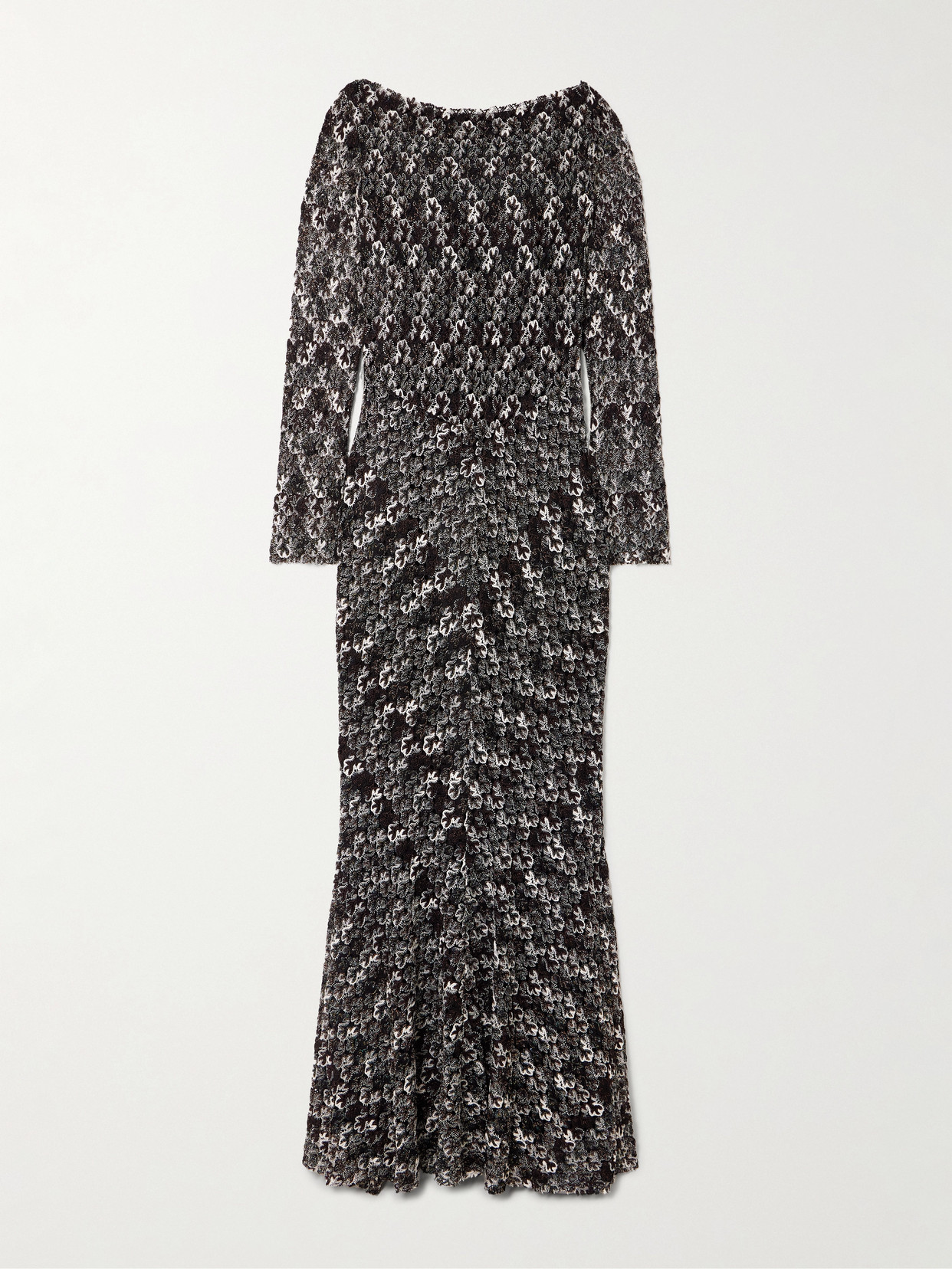 Missoni Metallic Crochet-knit Maxi Dress