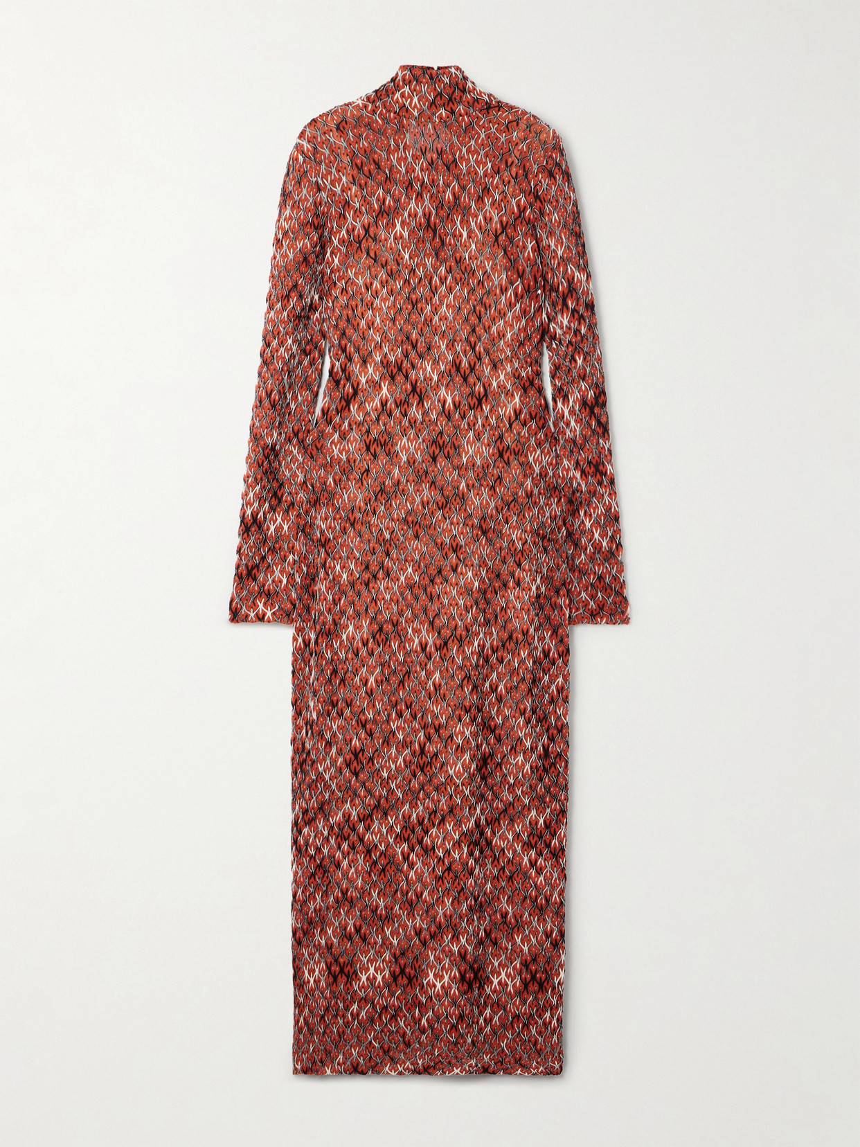 Missoni Space-dyed Wool-blend Midi Dress In Animal Print