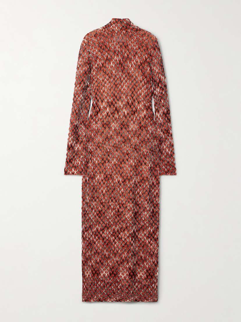 Missoni Space-dyed Wool-blend Midi Dress