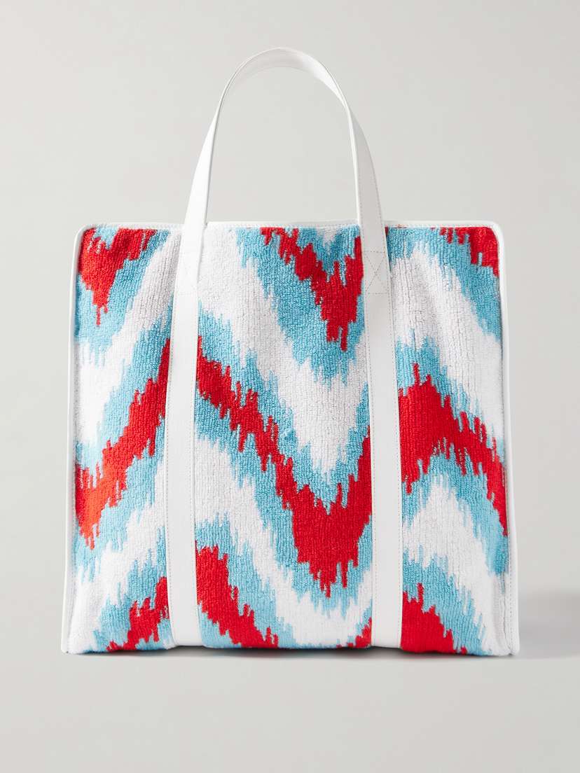 Missoni Canvas-trimmed Terry-jacquard Tote
